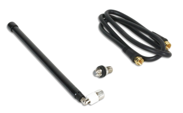 REMOTE ANTENNA KIT FOR RPK 005 / RPK 006 MOUNTING, WITH RF BARREL CONNECTOR AND COAXIAL CABLE.